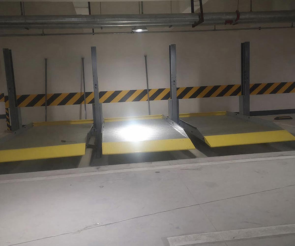 鄰水2柱立體車位拆除