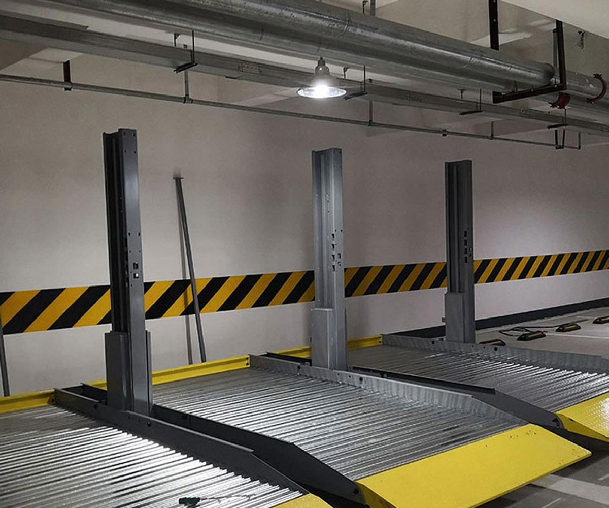 壤塘小區(qū)停車位三種形式