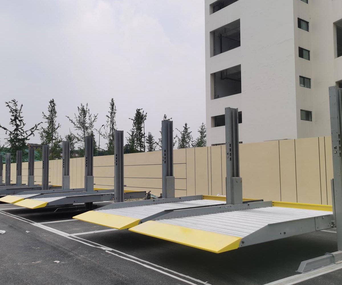 巴塘自走式鋼架活動承臺板立體車庫