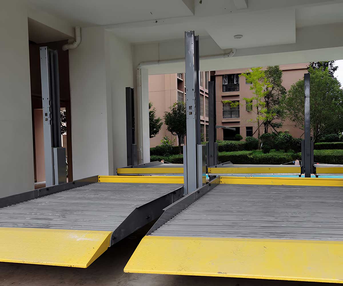 巴塘簡易升降機械式立體車庫斷電重啟解決方案